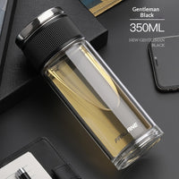 Unisex Portable High-end Transparent Water Bottle