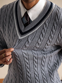 Men's College Style Casual Base Ride Thermal Head Cover Knitwear
