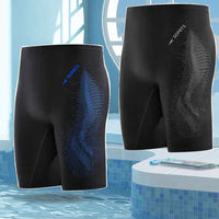 Mid-length Swimming Trunks Fashion Race Five Points