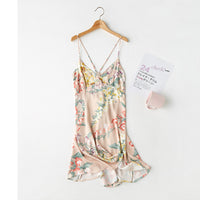 Women's open-back split nightdress