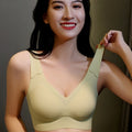 Women's Fixed Cup Sports Bra Without Steel Ring Marks