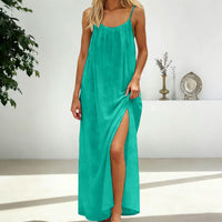 Fashionable Sexy Patchwork Long Dress