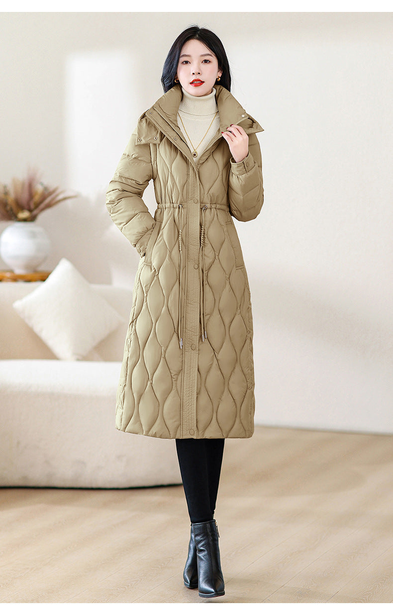 Thickened Cinched Western Style Slim Fit Coat