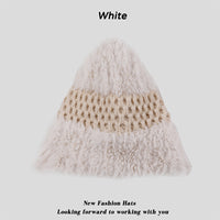 Women's Versatile Knitted Ear Warm Pullover Hat