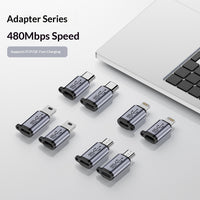 USB To Mini Adapter V3 To Type-C Charging Cable Adapter T-port Micro