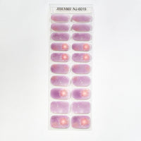 Candy Color UV Semi-cured Nail Stickers
