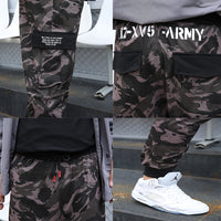 Fatty Men's Trendy Cropped Trousers Plus Size Loose Camouflage
