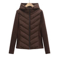 Autumn And Winter New Slim Fit Slimming Hooded Cotton Coat Jacket