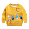 Boys Knitwear Fawn Cotton Doublelayer Bottom Top
