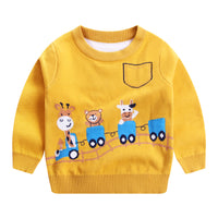Boys Knitwear Fawn Cotton Doublelayer Bottom Top
