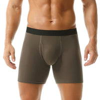 Comfortable Youth Men's Boxer Briefs Antibacterial Open Breathable