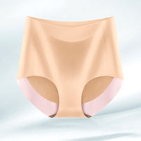High Waist Seamless Breathable Cotton Antibacterial Women's Panties