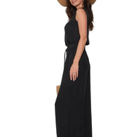 Women's Loose Casual Sleeveless Wide-Leg Pants Set