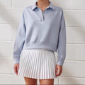 V-neck Pullover Long Sleeve Women's Clothing Fashion Casual Exercise