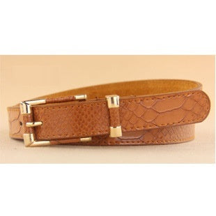 Fashionable Rose Gold Bag Buckle Belt