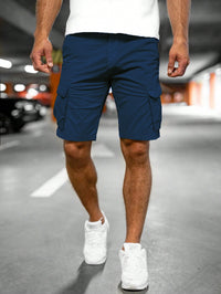 Fashion Personality Men's New Woven Five-point Pants