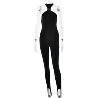 Women's Tight-Fitting Athletic Jumpsuit