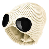 Autumn And Winter Outdoor Plus Velvet Warm Knitted Woolen Hat