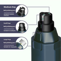 Pet 6-speed Control Nail Piercing Device LED Light Automatic
