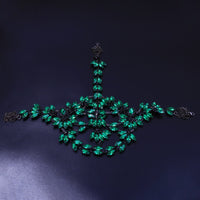 Luxury Rhinestone Mask Female Popular Blogger With The Same Color Rhinestone Mask