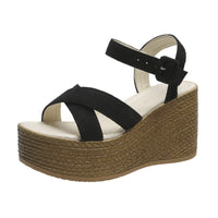 Women's Platform Suede Sandals Summer