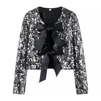 Women's Round Neck Long Sleeve Loose Plus Size Short Top
