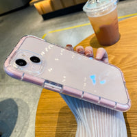 Transparent Candy TPU Color-contrast Fall-proof Protective Sleeve