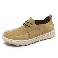 Pigskin Casual Hollow Out Breathable Velcro Suede British Casual Outdoor Shoes