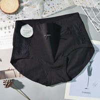 Pure Cotton Breathable Fashion Lace Ladies Plus Size Underwear