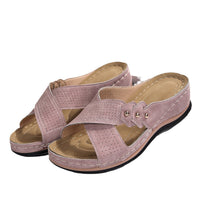 All-matching Large Size Flat Bottom Non-slip Light Slippers