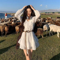 Hainan Sanya Island Beach Seaside Vacation White Dress