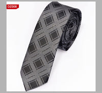 British Style Polyester Yarn Dyed Male 5cm Narrow Tie