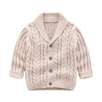 Baby Simple Sweater Knitted Cardigan Coat