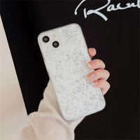 Ottwn Gold Foil Clear Phone Case For