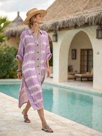 Fashionable Retro V-Neck Elegant Womens Dress