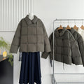 Fashionable Loose Short Design Thickened Warm Coat For Petite