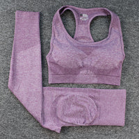 Peach Hip Trousers I-shaped Bra Vest Sports Suit Female Fitness Yoga Wear