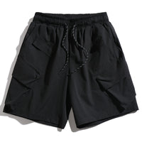 Three-dimensional Pocket Loose Casual Fifth Pants