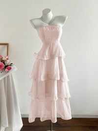 Summer Hip-Covering Slimming Layered Skirt