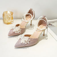 New Crystal Bow Shoes For 18th Birthday Celebrations