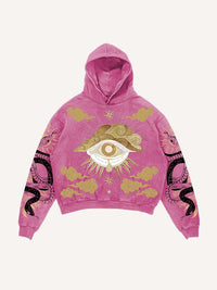 Fashion Casual Printed Polyester Sweater