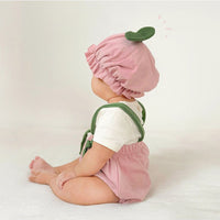 Ins Style Baby Bottom-enlarged Pants Suit Candy Color