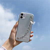 Chain Hollow Butterfly Phone Soft Case