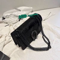 High-fashion Underarm Light-luxury Crossbody And Shoulder New Design Small Square Bag
