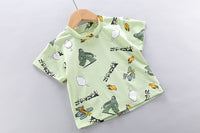 Boys Shirt Fashion Summer Short Sleeve Blouse And Pants