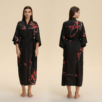 New Satin Plus Size Pajamas For Women Lightweight Loungewear Robe