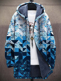 Men's Plush Thick Loose Long Sleeve Coat Cardigan