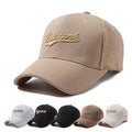 Hard Crown Baseball Cap Men's And Women's Embroidered Letters