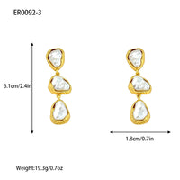 European And American Long Pearl Earrings Women's Niche Normcore Bag