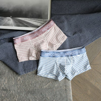 Men's Cotton Striped Comfortable Breathable Sport Boxer